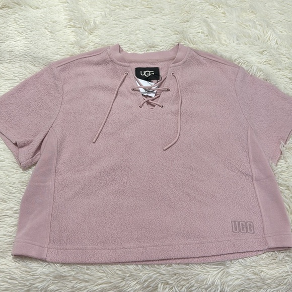 UGG Kiyah Mixed Short Sleeve Top - Picture 2 of 6